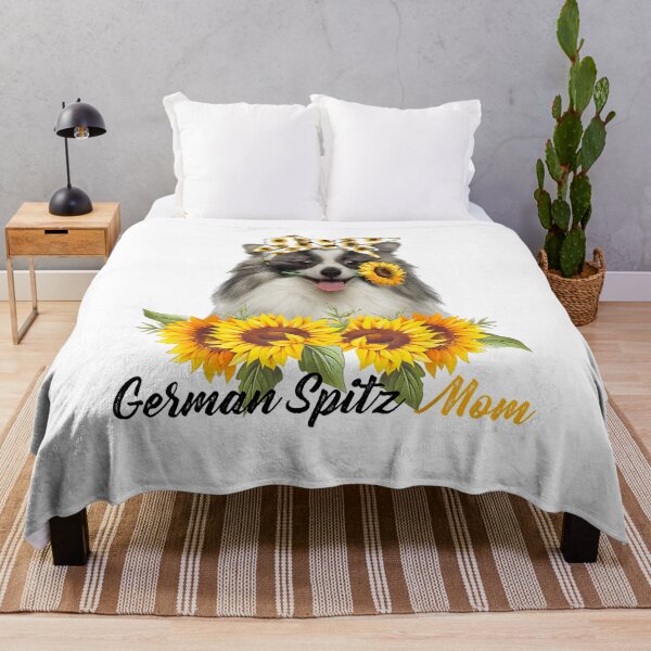 Item preview, German Spitz Mom Sunflower Summer Dog Mom Mama Women designed and sold by Goleon12.