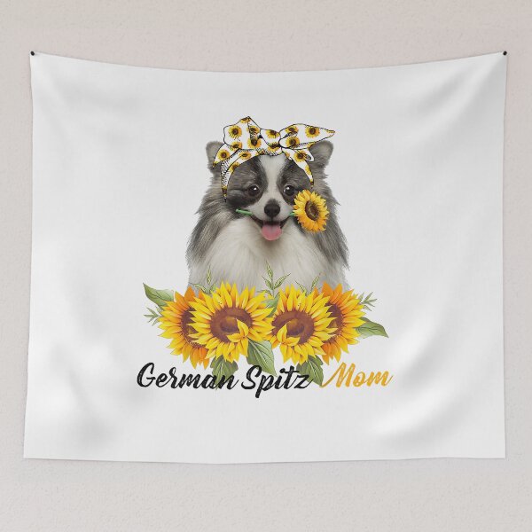 Item preview, German Spitz Mom Sunflower Summer Dog Mom Mama Women designed and sold by Goleon12.