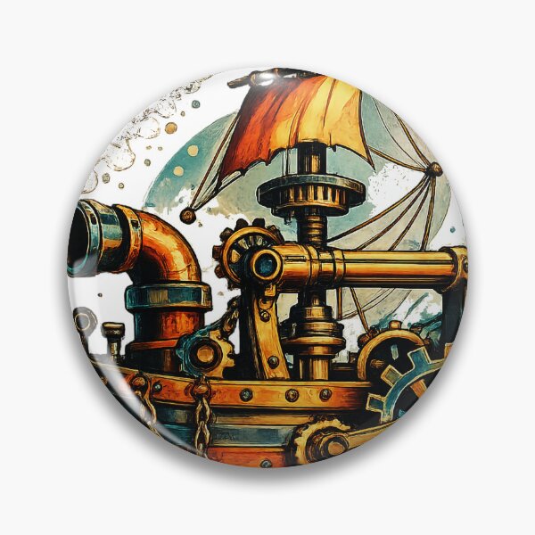 Item preview, Steamborne Dreamship - The Clockwork Mariner designed and sold by Jani-art-world.