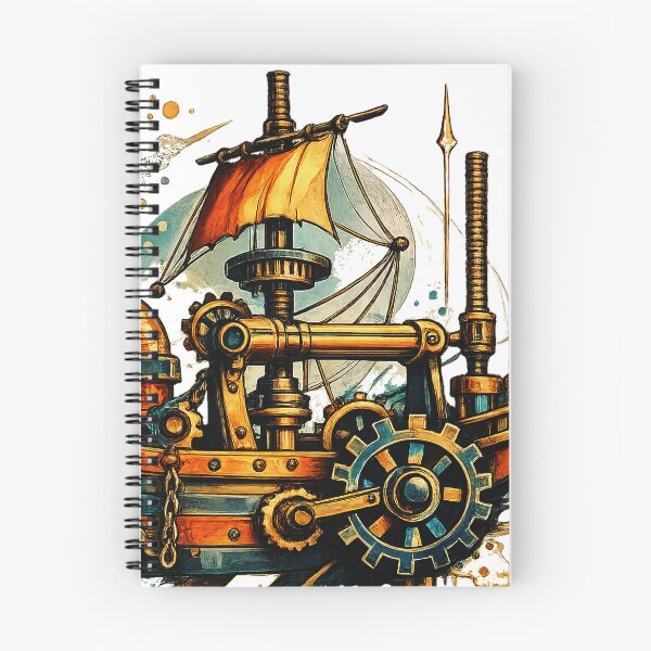 Item preview, Steamborne Dreamship - The Clockwork Mariner designed and sold by Jani-art-world.