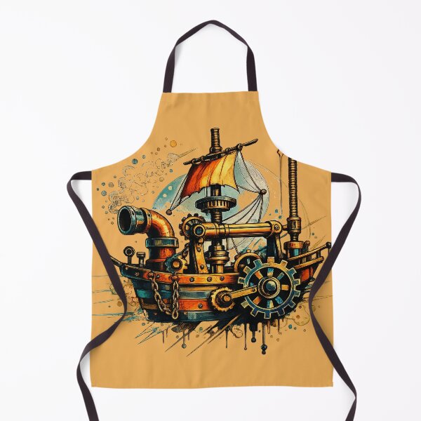 Item preview, Steamborne Dreamship - The Clockwork Mariner designed and sold by Jani-art-world.