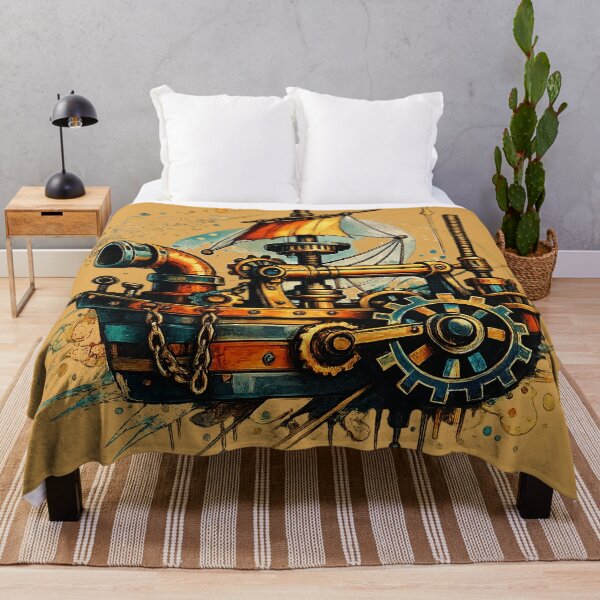 Item preview, Steamborne Dreamship - The Clockwork Mariner designed and sold by Jani-art-world.