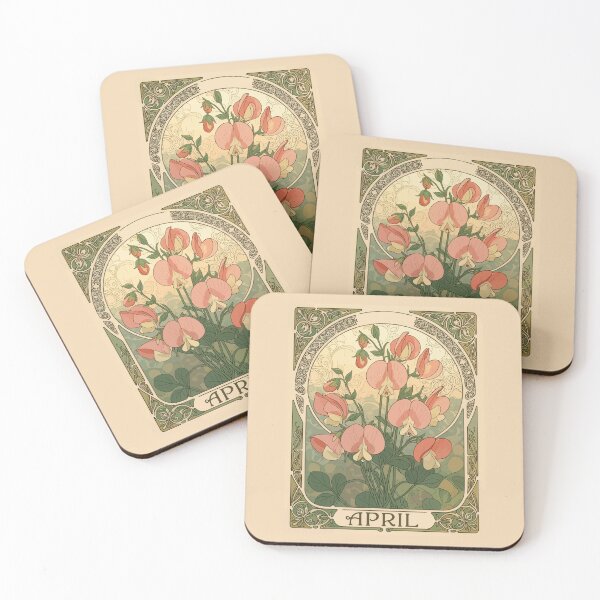 Item preview, Sweet Pea Garden Birth Month Flower designed and sold by taiche.