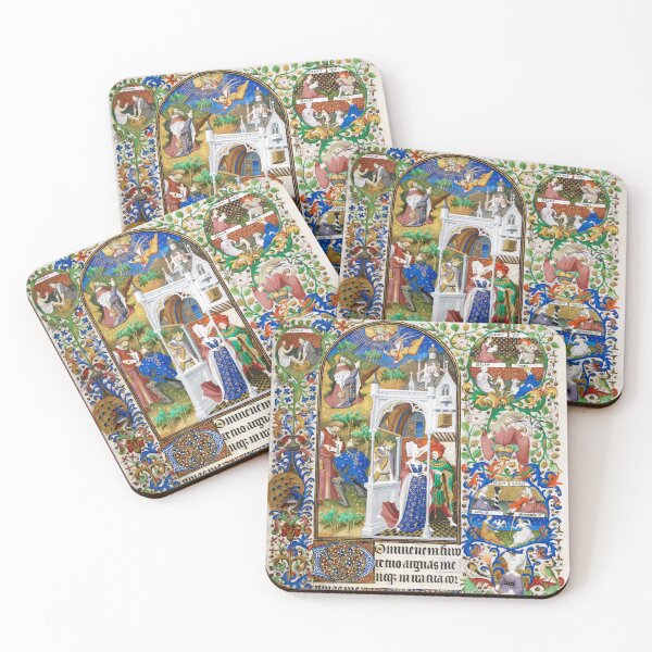 Item preview, Miniature from a medieval codex. David and Bathsheba designed and sold by likiska.