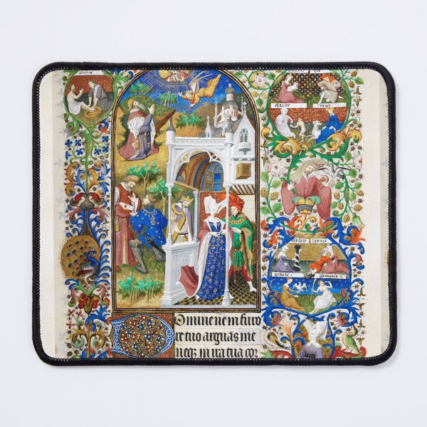 Item preview, Miniature from a medieval codex. David and Bathsheba designed and sold by likiska.