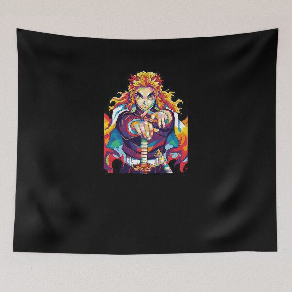 Item preview, Demon Slayer Rengoku Pop Art designed and sold by sandrahofer-art.