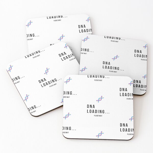 Item preview, DNA Loading… Please Wait | Funny Science Humor Biology Geek Gift designed and sold by InsideYourBodyScience.