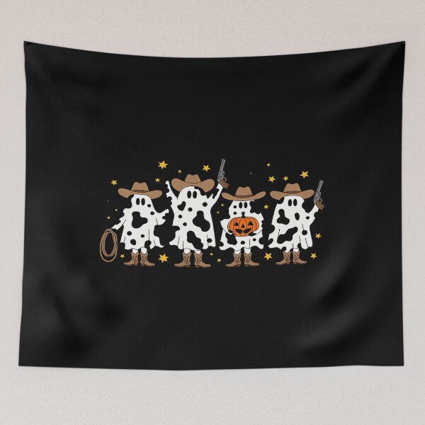 Item preview, Cute Western Ghost Cowboys Halloween Art designed and sold by ylodecdtv11.