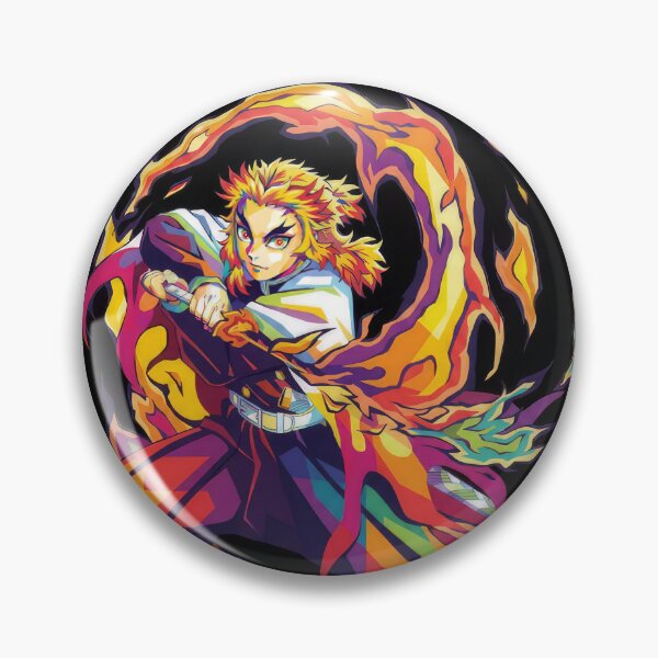 Item preview, Kyojuro Rengoku Wpap Pop Art designed and sold by sandrahofer-art.
