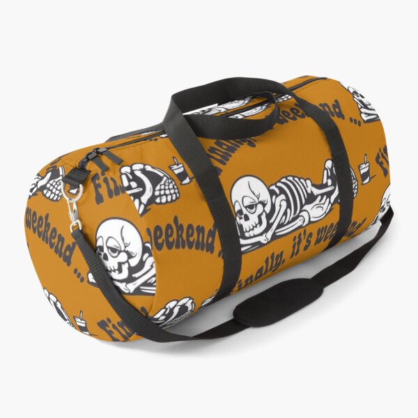Item preview, Finally It's Weekend Lazy Skeleton Funny Graphic Design designed and sold by ChubbiesCloud Collections.