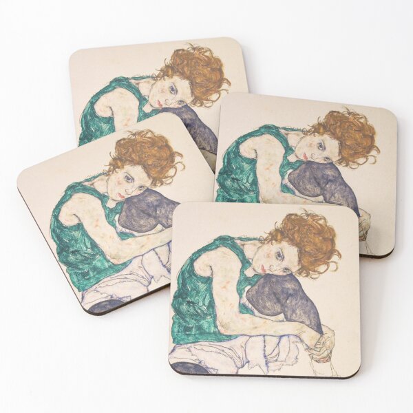 Item preview, Adele Herms, redhead, by Egon Schiele, Viennese Expressionism designed and sold by L'Atelier 1888.