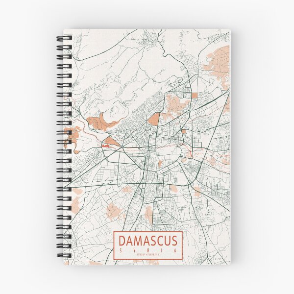 Item preview, Damascus City Map of Syria - Bohemian designed and sold by deMAP.