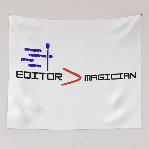 Item preview, Editor is greater than Magician | Filmmaking Motivation designed and sold by Panda-creates.