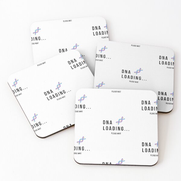 Item preview, DNA Loading | Please Wait | Funny Science Humor Biology Geek Gift designed and sold by InsideYourBodyScience.