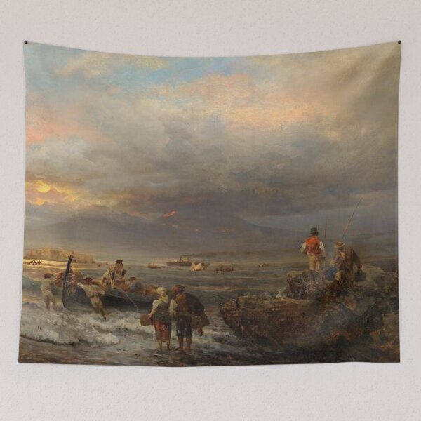 Item preview, Bay Of Naples With A View Of Mount Vesuvius designed and sold by SharonTheFirst.
