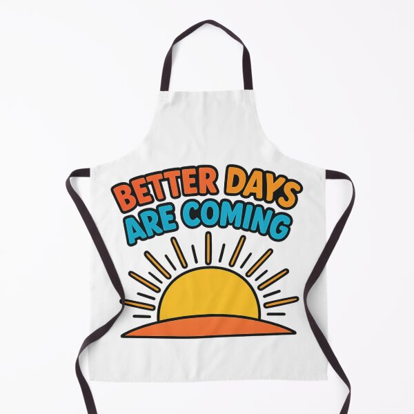 Item preview, Better Days Are Coming Sunrise Motivation Sticker designed and sold by LumereAndCoeur.