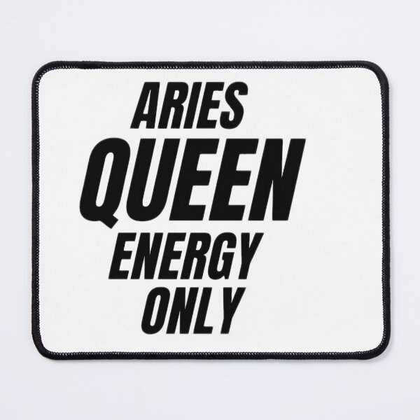 Item preview, Aries Queen Energy Only – Bold Feminine Zodiac Design, Aries Woman Gift Idea designed and sold by Aisha Creates.