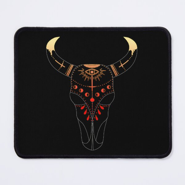 Item preview, Neon Death Glow Steer Skull Graphic designed and sold by ylodecdtv11.