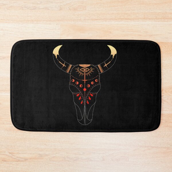 Item preview, Neon Death Glow Steer Skull Graphic designed and sold by ylodecdtv11.