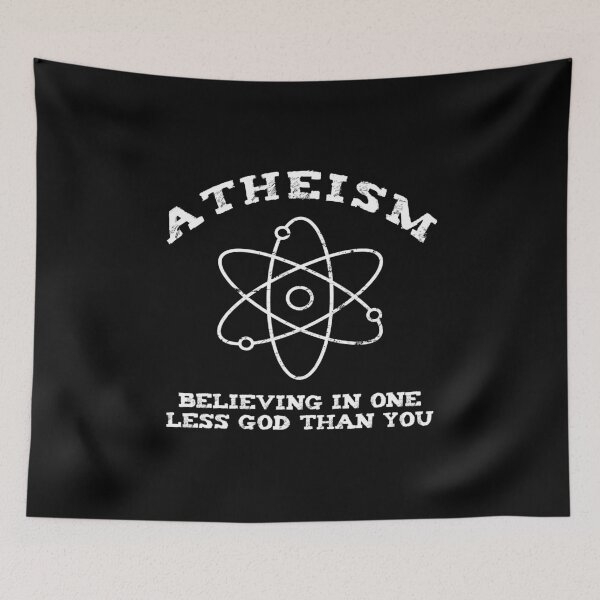 Item preview, Atheist Humor No God Funny Non-Believer designed and sold by thepixelgarden.