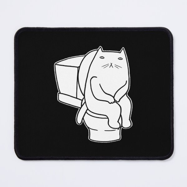 Item preview, Cat on the toilet designed and sold by eri-morie.