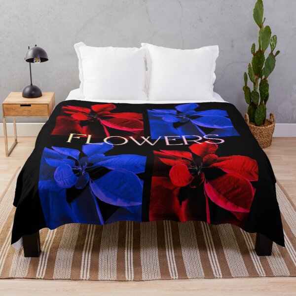 Item preview, Flowers Red Blue Leaf Design Trend 2026 designed and sold by NK Design Lab.