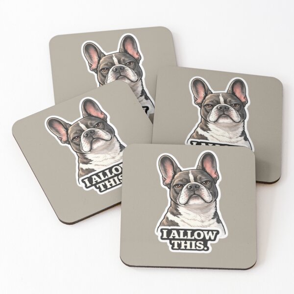 Item preview, French Bulldog Attitude Collection – I ALLOW THIS Funny Frenchie Dog Meme designed and sold by Frenchie Fever.