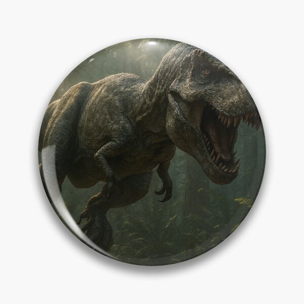 Item preview, T‑Rex in Prehistoric Forest – Epic Dinosaur Artwork designed and sold by ZolaDesings.