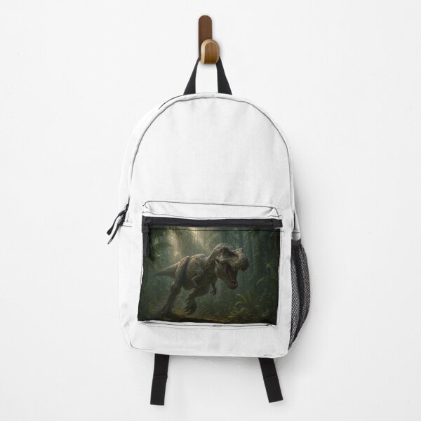 Item preview, T‑Rex in Prehistoric Forest – Epic Dinosaur Artwork designed and sold by ZolaDesings.