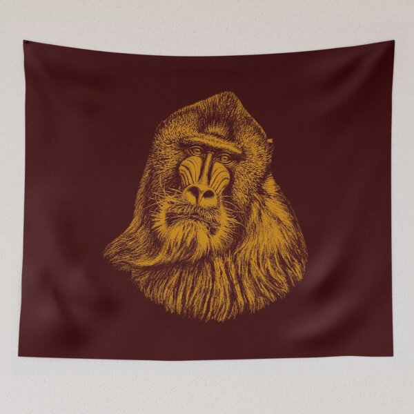 Item preview, Mandrill portrait designed and sold by Guardi71.