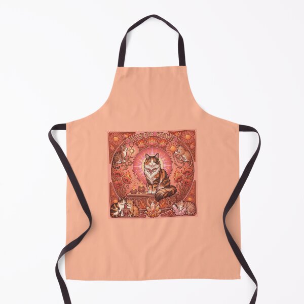 Item preview, Mystic Paws | Art Nouveau Spiritual Cat Design designed and sold by ArtNouveauCats.