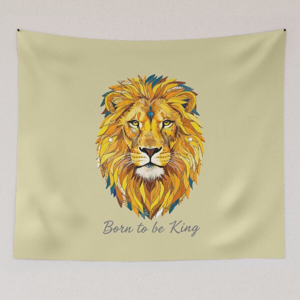 Item preview, Lion. Born to be King designed and sold by TasseABdes.