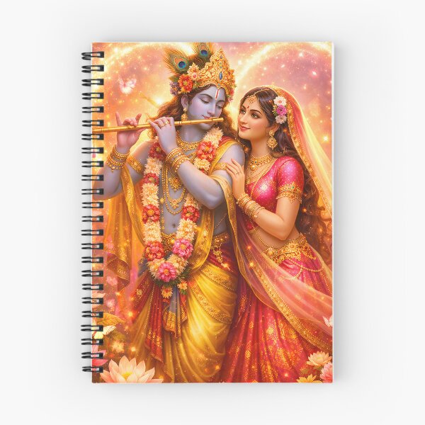 Item preview, Radha Krishna Heart Aura | Divine Love Energy Art designed and sold by CosmicLotusArt.