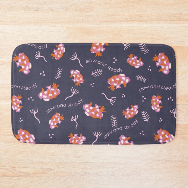 Item preview, Bold Nudibranch Pattern in Deep Purple and Pink – Slow and Steady Design designed and sold by noinudee.