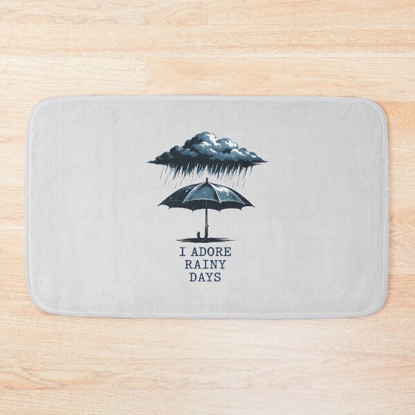 Item preview, I Adore Rainy Days Pluviophile Moody Graphic designed and sold by SplashTastic.