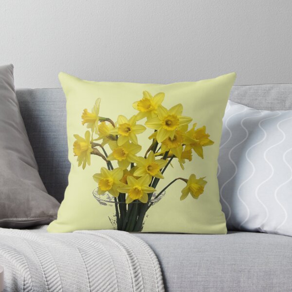 Flowers of spring Throw Pillow