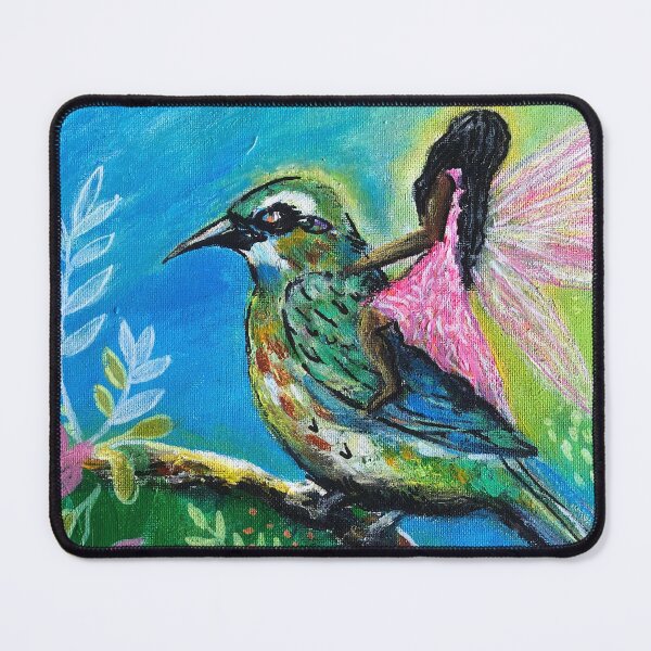 Item preview, Bee-Eater Fairy Cushion Cover – Magical Bird Art for Children’s Rooms designed and sold by Nikkiart24.redbubble.com.