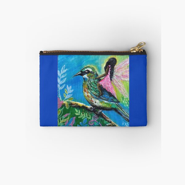 Item preview, Bee-Eater Fairy Cushion Cover – Magical Bird Art for Children’s Rooms designed and sold by Nikkiart24.redbubble.com.