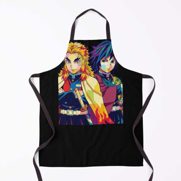 Item preview, Kyojuro Rengoku and Giyu Tomioka Pop Art designed and sold by sandrahofer-art.