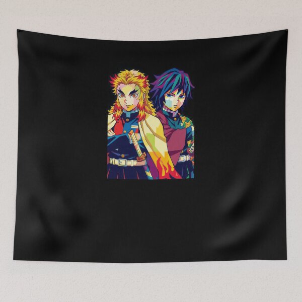 Item preview, Kyojuro Rengoku and Giyu Tomioka Pop Art designed and sold by sandrahofer-art.