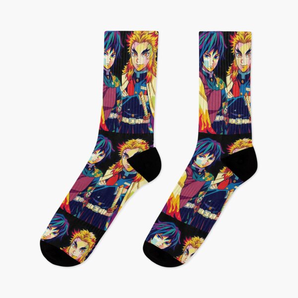Item preview, Kyojuro Rengoku and Giyu Tomioka Pop Art designed and sold by sandrahofer-art.