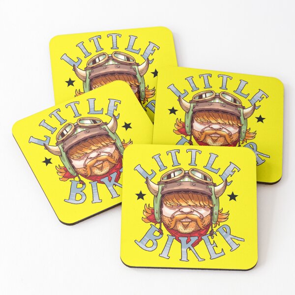 Item preview, Little Biker - Viking biker badge designed and sold by L'atelier de Grôchat.