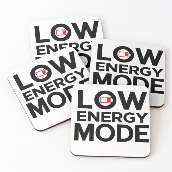 Item preview, Low Energy Mode Funny Minimalist Shirt designed and sold by MoodOffline12427.