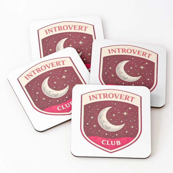 Item preview, Introvert Club Badge  designed and sold by LoopyPop.