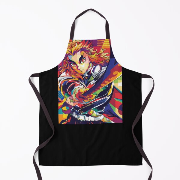 Item preview, Demon Slayer Kyojuro Rengoku Pop Art designed and sold by sandrahofer-art.