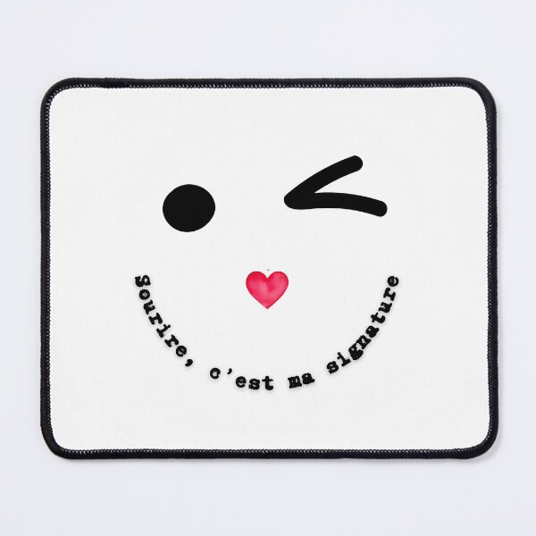 Item preview, Smiling is my signature designed and sold by Mademoiselle Bigoudis.