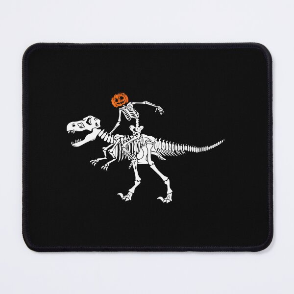 Item preview, Funny Cowboy Pumpkin Skeleton Riding T-Rex designed and sold by ylodecdtv11.