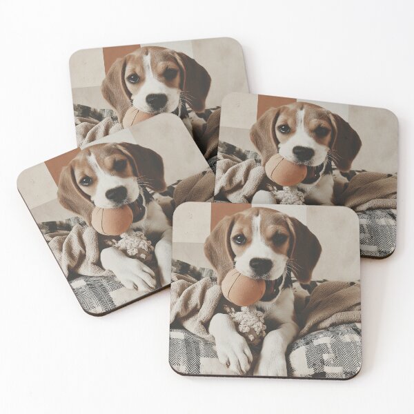 Item preview, Beagle Puppy with a small ball designed and sold by lautir.