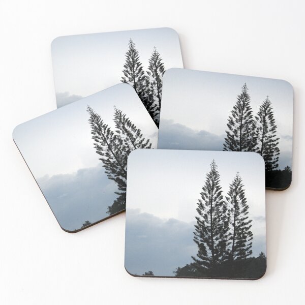 Item preview, Twin pine trees designed and sold by Folkerie.