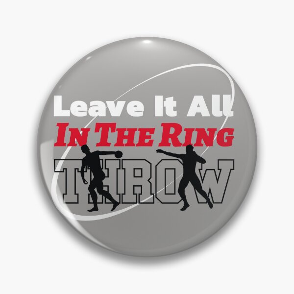 Item preview, Leave It All In The Ring Shot Put Discus Thrower Track and Field Design designed and sold by MartinTees.